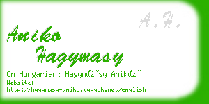 aniko hagymasy business card